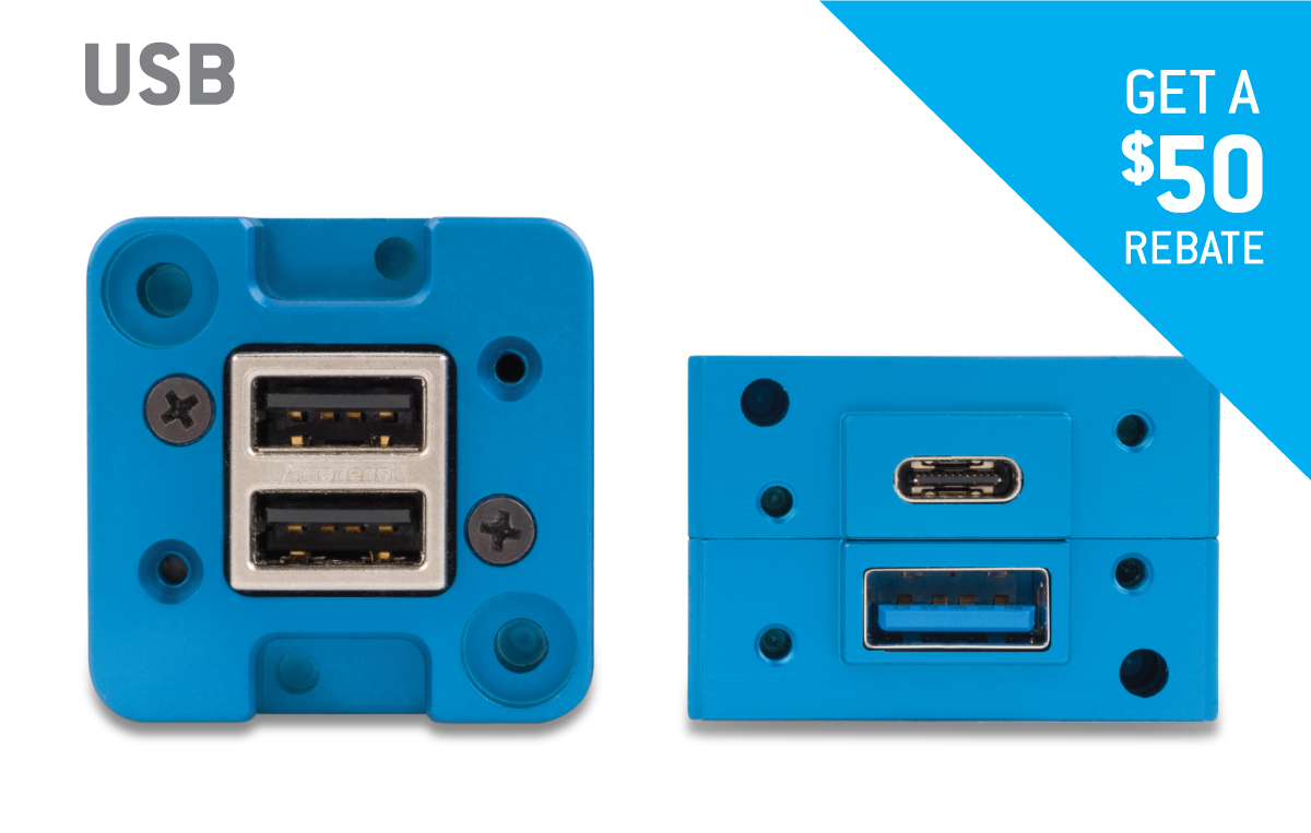 True Blue Power® TA102 and TA202 Series USB Charging Ports